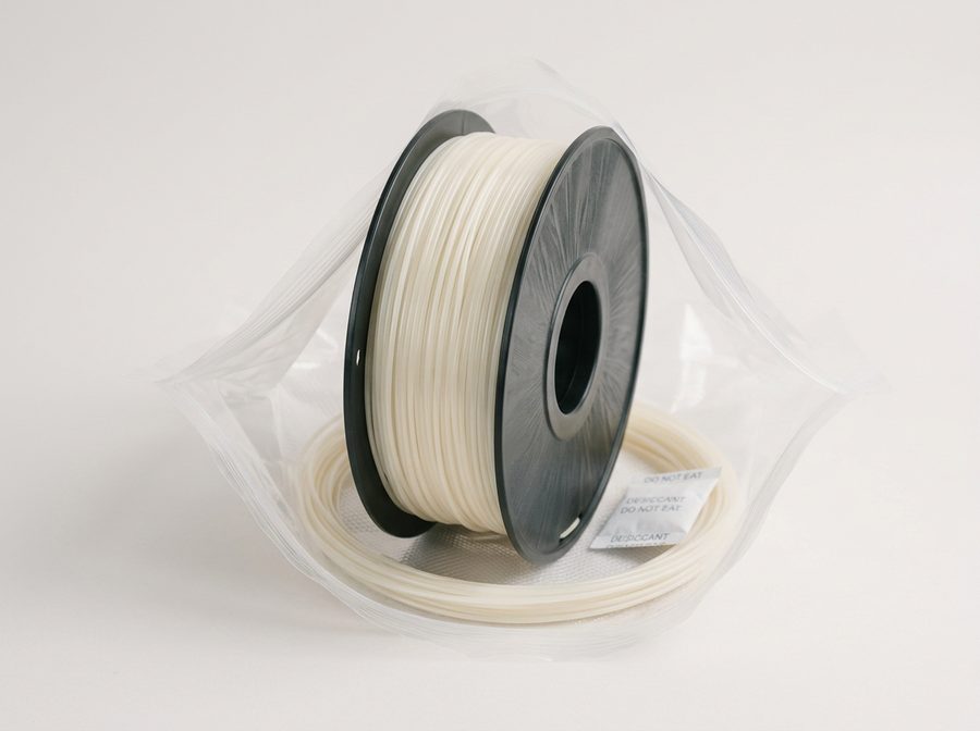 Bobine de filament nylon naturel