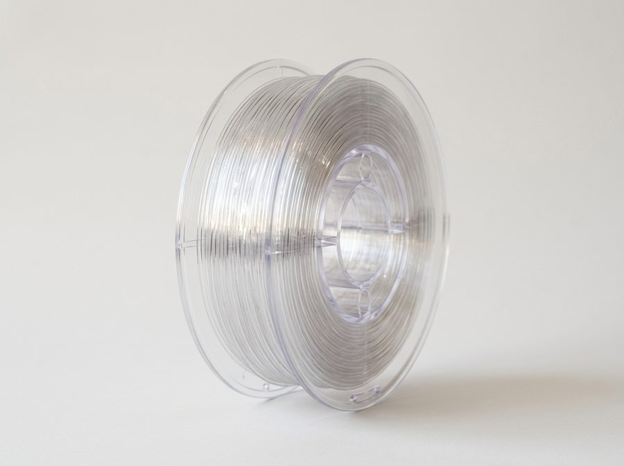 Bobine de filament polycarbonate translucide