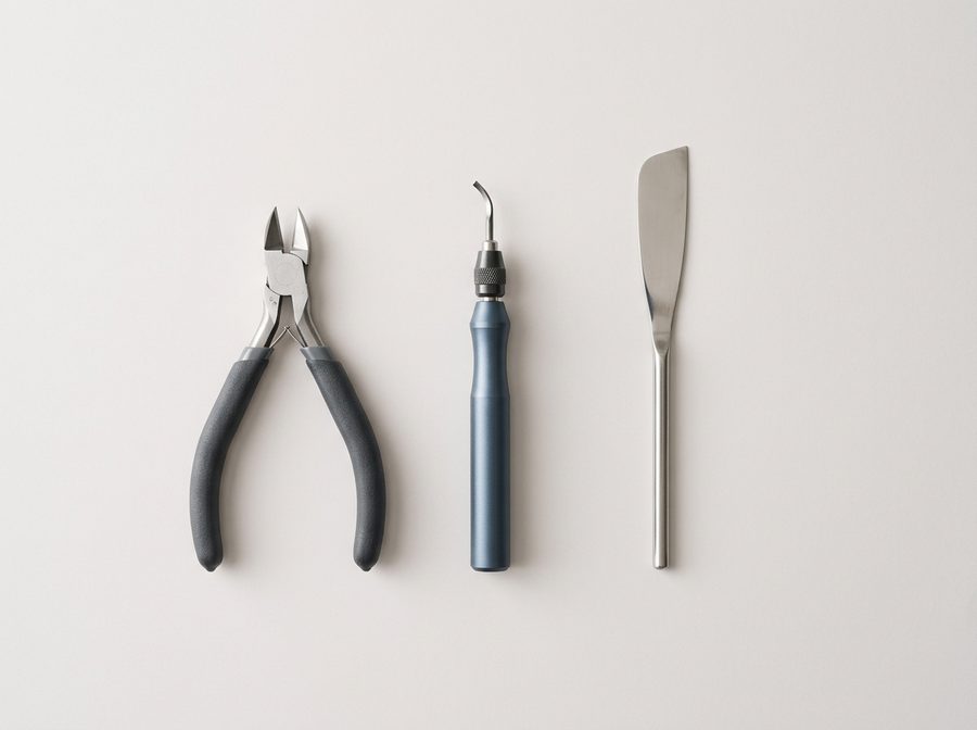 Pince coupante, ébavureur et spatule pour impression 3D